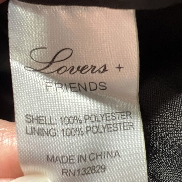 Lovers + Friends Mikayla Floral Wrap Top Blouse Long Sleeve Womens Size Small - Picture 9 of 11